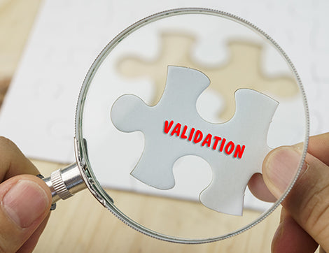 Strategies to comply with validation requirements