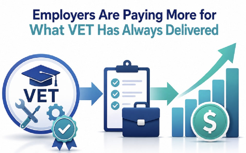 The Human Skills Premium: Why Employers Are Paying More for What VET Has Always Delivered