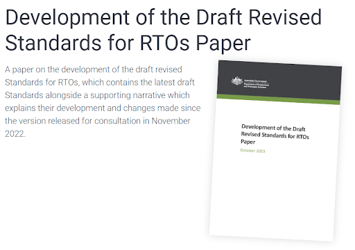 Comprehensive Analysis of the Draft Revised Standards for Registered Training Organisations