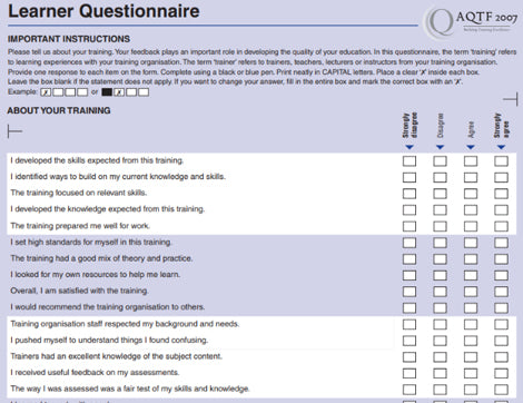 QI Summary Report of RTOs