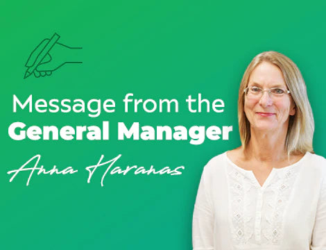 Message from the General Manager (8 August 2021)