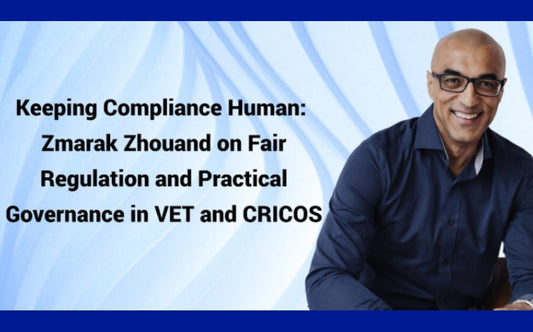 Practical compliance in VET: a conversation with Zmarak Zhouand