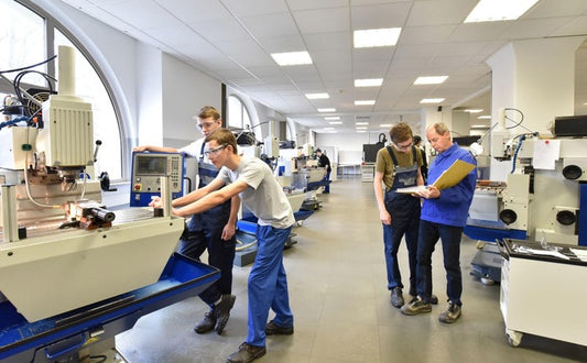 A 14% increase in the number of trainees and apprentices